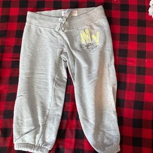 Sweatpant shorts grey